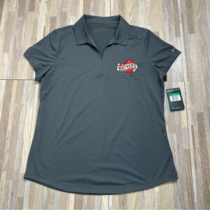 Nike Golf Gray Polo Shirt with Embroidered Mothers Brewing Logo, Women’s Size XL